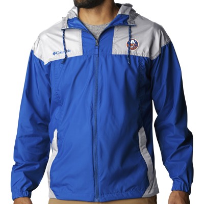 Ветровка на молнии New York Islanders Columbia Omni-Shade Flash Challenger - Blue