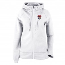 Кофта на молнии Florida Panthers Columbia Womens Omni-Wick Pack It Up - White