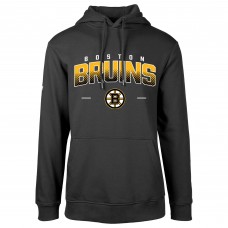 Boston Bruins Levelwear Podium Fleece Pullover Hoodie - Black