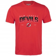 Футболка New Jersey Devils Levelwear Logo Richmond - Red