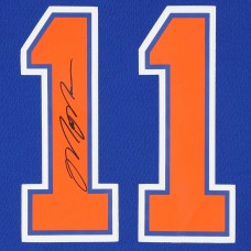 Игровая джерси Mark Messier Edmonton Oilers Autographed Fanatics Authentic Blue Mitchell & Ness Replica