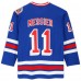 Mark Messier New York Rangers Autographed Fanatics Authentic Blue Mitchell & Ness Replica Jersey