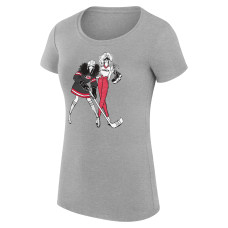 Женская Футболка Carolina Hurricanes G-III 4Her by Carl Banks Heather Gray Super-Slim Fit Lightweight Hockey Girls