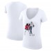 Футболка Florida Panthers G-III 4Her by Carl Banks Womens Hockey Girls V-Neck Fitted - White