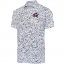 Поло Columbus Blue Jackets Antigua Motion - White/Navy