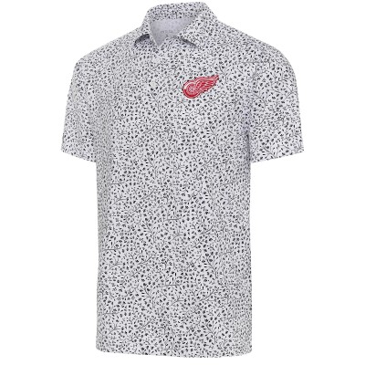 Поло Detroit Red Wings Antigua Motion - White/Black