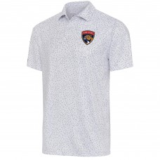 Поло Florida Panthers Antigua Motion - White/Gray