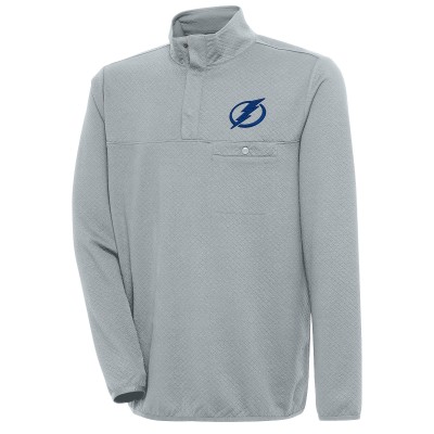 Кофта на кнопках Tampa Bay Lightning Antigua Streamer - Gray