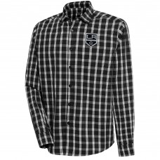 Рубашка Los Angeles Kings Antigua Carry Tri-Blend Button-Down - Black