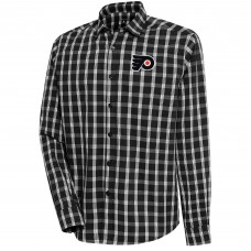 Рубашка Philadelphia Flyers Antigua Carry Tri-Blend Button-Down - Black