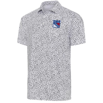 Поло New York Rangers Antigua Motion - White/Black