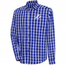 Рубашка Tampa Bay Lightning Antigua Carry Tri-Blend Button-Down - Blue