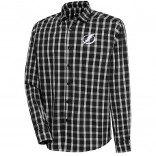 Рубашка Tampa Bay Lightning Antigua Carry Tri-Blend Button-Down - Black
