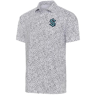 Поло Seattle Kraken Antigua Motion - White/Black