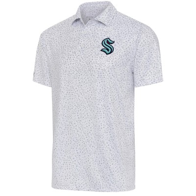 Поло Seattle Kraken Antigua Motion - White/Gray