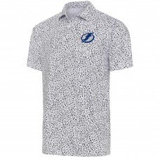 Поло Tampa Bay Lightning Antigua Motion - White/Black