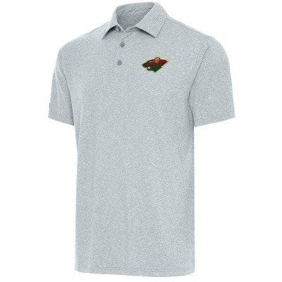 Поло Minnesota Wild Antigua Par - Heather Gray