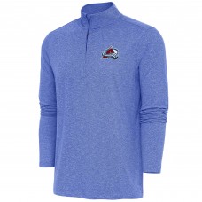 Кофта на короткой молнии Colorado Avalanche Antigua Hunk - Heather Royal