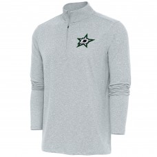 Кофта на короткой молнии Dallas Stars Antigua Hunk - Heather Gray