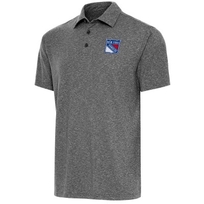 Поло New York Rangers Antigua Par - Heather Black