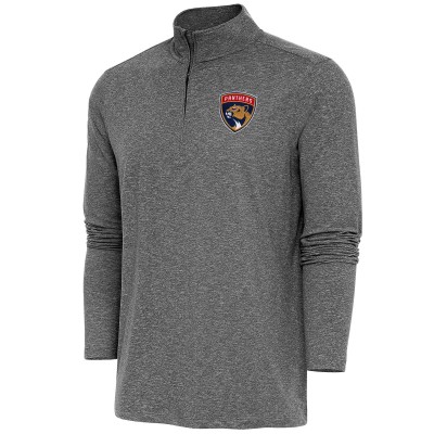 Кофта на короткой молнии Florida Panthers Antigua Hunk - Heather Black