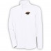 Minnesota Wild Antigua White Hunk Quarter-Zip Pullover Top
