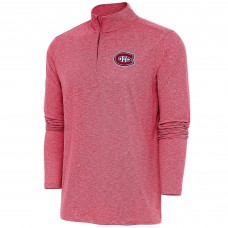 Кофта на короткой молнии Montreal Canadiens Antigua Hunk - Heather Red