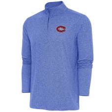 Кофта на короткой молнии Montreal Canadiens Antigua Hunk - Heather Royal
