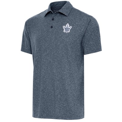 Поло Toronto Maple Leafs Antigua Par - Heather Navy