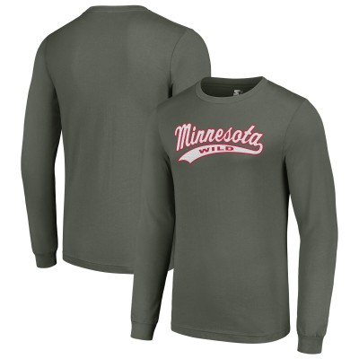 Футболка с длинным рукавом Minnesota Wild Starter Tailsweep - Green