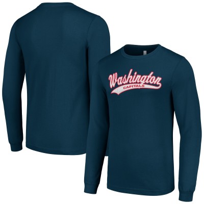 Футболка с длинным рукавом Washington Capitals Starter Tailsweep - Navy