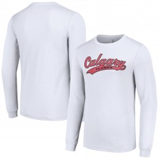 Футболка с длинным рукавом Calgary Flames Starter Tailsweep - White
