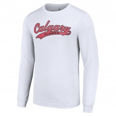 Футболка с длинным рукавом Calgary Flames Starter Tailsweep - White