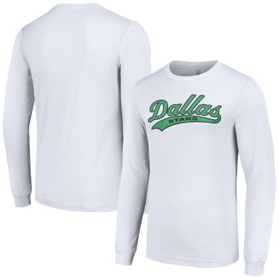 Dallas Stars Starter White Tailsweep T-Shirt