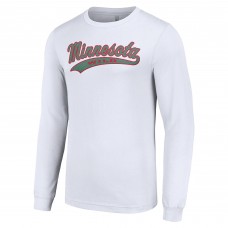 Футболка с длинным рукавом Minnesota Wild Starter White Tailsweep