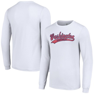 Футболка с длинным рукавом Washington Capitals Starter Tailsweep - White
