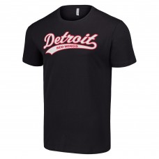 Detroit Red Wings Starter Black Tailsweep T-Shirt