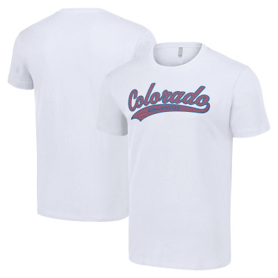 Colorado Avalanche Starter White Tailsweep T-Shirt