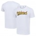 Pittsburgh Penguins Starter White Tailsweep T-Shirt Pittsburgh Penguins Starter White Tailsweep T-Shirt