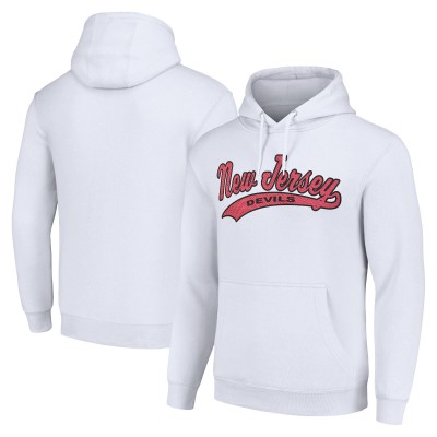 Толстовка New Jersey Devils Starter Tailsweep Fleece Tri-Blend - White