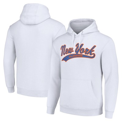 Толстовка New York Islanders Starter Tailsweep Fleece Tri-Blend - White