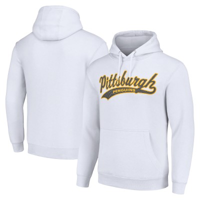 Толстовка Pittsburgh Penguins Starter White Tailsweep Fleece Tri-Blend