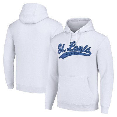 Толстовка St. Louis Blues Starter Tailsweep Fleece Tri-Blend - White