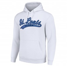 Толстовка St. Louis Blues Starter Tailsweep Fleece Tri-Blend - White