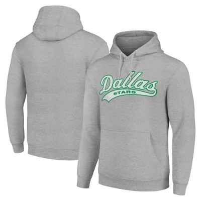 Толстовка Dallas Stars Starter Tailsweep Fleece Tri-Blend - Heather Gray