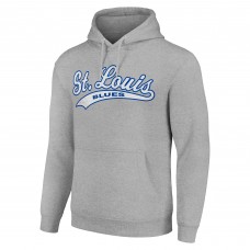 Толстовка St. Louis Blues Starter Tailsweep Fleece Tri-Blend - Heather Gray