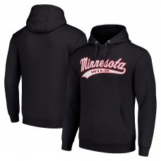 Толстовка Minnesota Wild Starter Tailsweep Fleece Tri-Blend - Black