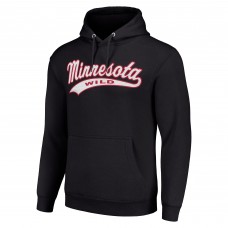 Толстовка Minnesota Wild Starter Tailsweep Fleece Tri-Blend - Black