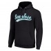 Толстовка San Jose Sharks Starter Tailsweep Fleece Tri-Blend - Black