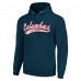 Толстовка Columbus Blue Jackets Starter Tailsweep Fleece Tri-Blend - Navy